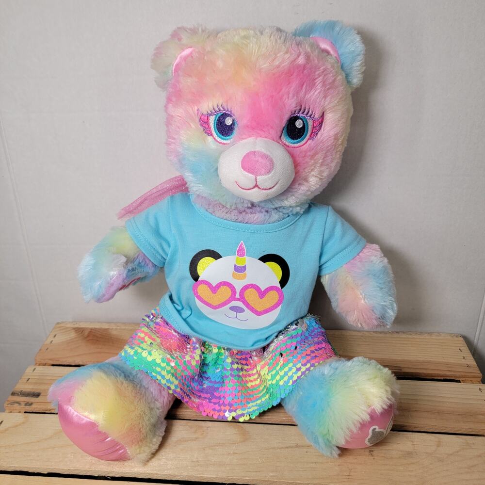 Build-A-Bear Beary Fairy Friends Pastel Teddy Bear Plush w/ Clothes (NO Shoes)